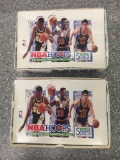 2x-1992-93 NBA Hoops Basketball Cards sealed packs inside