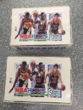 2x-1992-93 NBA Hoops Basketball Cards sealed packs inside