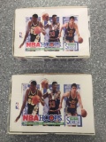 2x-1992-93 NBA Hoops Basketball Cards sealed packs inside