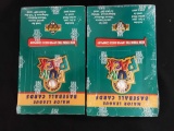 Two unopened boxes of major league baseball cards 1993 Upper Deck Fun Pack