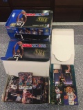 9x-1993-94 NBA Hoops Basketball Cards open and loose, and 1995 Skybox Basketball cards lose open