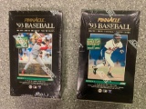 2x-1993 Pinnacle Baseball Cards Series 2 sealed boxes with single packs inside