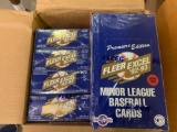 5x-Fleer Excel 92-93 Baseball Sealed Boxes of 24 packs of cards