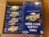 5x-Fleer Excel 92-93 Baseball Sealed Boxes of 24 packs of cards