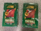 2x-1993 Score Football Cards 16packs per box sealed packages
