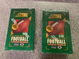 2x-1993 Score Football Cards 16packs per box sealed packages