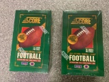 2x-1993 Score Football Cards 16packs per box sealed packages