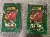 2x-1993 Score Football Cards 16packs per box sealed packages