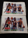 Two boxes of NBA Hoops series 1 1992-93