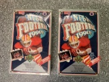 2x-1991 Upper Deck NFL Football Cards sealed boxes