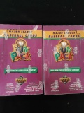 Two unopened boxes major league baseball cards 1993 Upper Deck Fun Pack