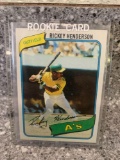 1980 Topps Rickey Henderson Rookie Card