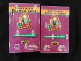 Two unopened boxes major league baseball cards 1993 Upper Deck Fun Pack