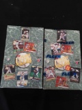 Two unopened boxes I've 1991 Fleer Ultra baseball cards series 1 and 2