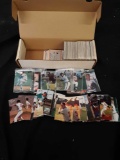 Box of baseball cards