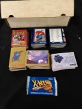 Box of X-Men series 2, DC, Aladdin cards