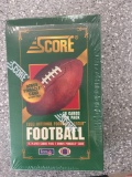 1993 Score Football cards 16 cards per pack total of 36 packs per box sealed unopened