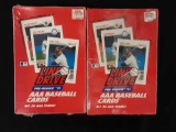 Line Drive pre rookie 1991 AAA baseball cards, 2 unopened boxes