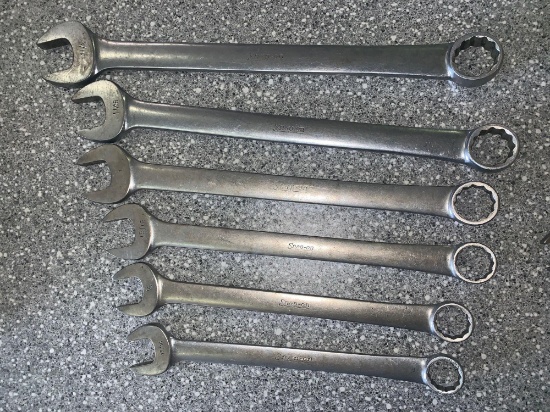 Set of 6 Snap-on Standard Wrenches