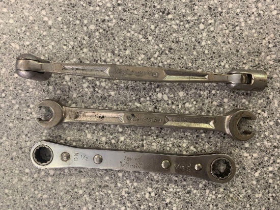 Snap-on wrenchs variety 1/2 to 9/16s