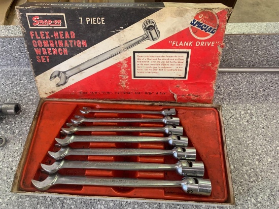Snap-On Flex Hess Combo Wrench Set complete in original box