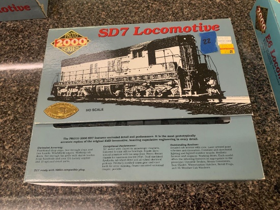 HO scale Protocol 2000 series SD7 locomotive NIB
