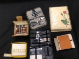 Nail Miscellaneous, leather wallet, Postcards