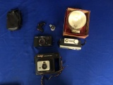 Vintage Cameras And Flash Light Polaroid