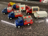 Antique trucks, RC cola, Exon, tonka plus
