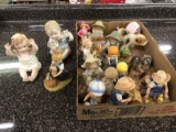 Porcelain dolls all different varieties