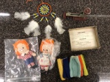 Terry knit hi-jacks ,dolls and dream catcher,stapler