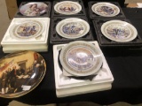 Marquis Lafayette porcelain plates