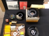 Kodak antique color transparencies, Kodak carousel slide trays, Voss 50 mm enlarging lens, vintage