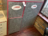 Snap fitness cabinet set with fold out table