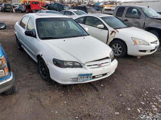 D72 2001 Honda Accord Jhmcg56671c020729 Accident