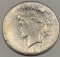 1923-D Peace Dollar AU