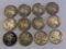 12x-date legible Buffalo nickels