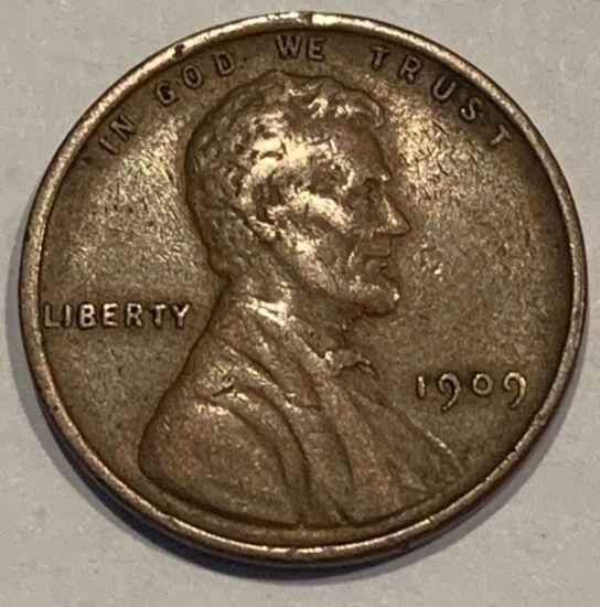 1909 VBD Lincoln Cent VF