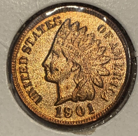 1901 Indian Head Penny UNC