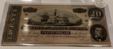 1864 $20 Note 1864 Geniune