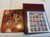 Legends of the West US commemorative stamp set with hardcover book