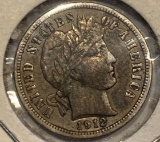 1912-D Barber Dime AU