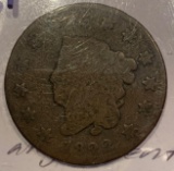 1822 US Large Cent F