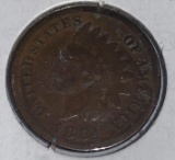 1884 Indian Head Penny F