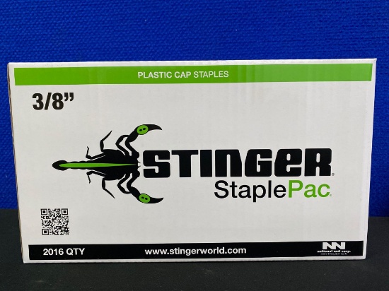 New Stinger Staple Pac/ Plastic Cap Staples