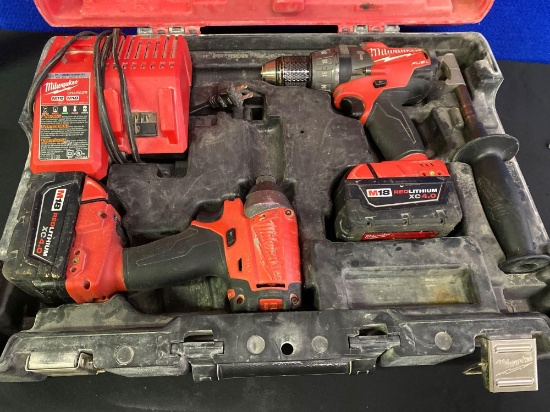 Milwaukee Impact Drill Set