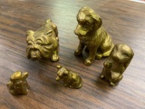 Cast Iron Dog Set