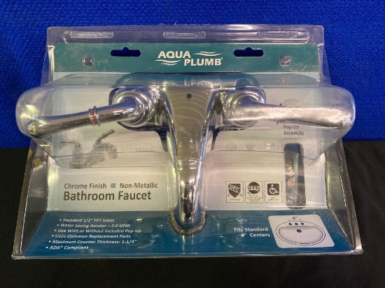 New AQUA PLUMB Bathroom Faucet