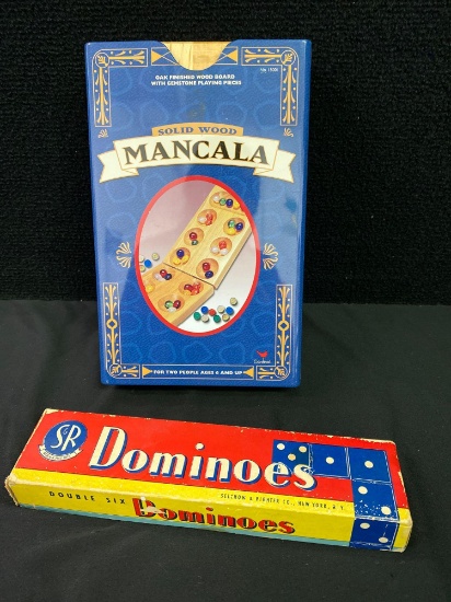 MANCALA/ Dominoes