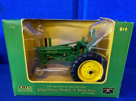 John Deere Tractor Model A With A Man